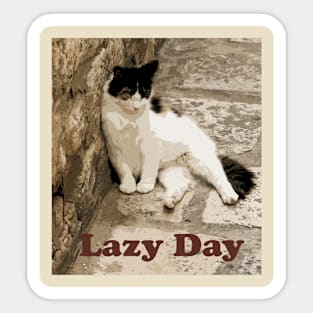 Lazy Day Sticker